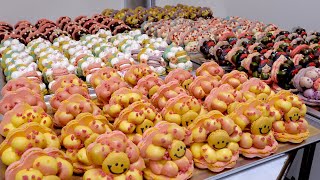картинка: Удивительное искусство! различные макаронс из ракушек - Корейская уличная еда