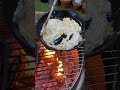 Cheesy Corn goodness straight off the Grill and Wizard Fire Pit🌽