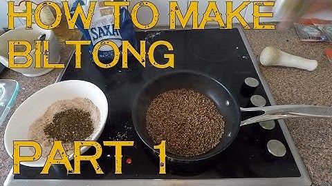 How to Make Biltong Spice from Scratch. The full process- Part 1. Not Jerky