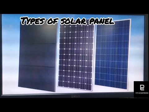 Types of Solar Panel