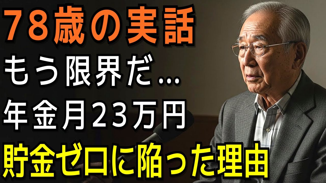 78歳男性、年金月23万円で衝撃の「貯金ゼロ」の現実。30年間の仕送りで1800万円消えた理由
