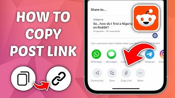 How to Copy Post Link on Reddit