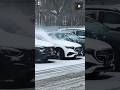 Compact Loader Snow Blower Clearing Cars in Seconds
