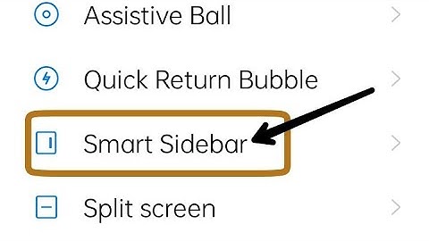 oppo A17k smart sidebar setting | how to use smart sidebar on oppo phone