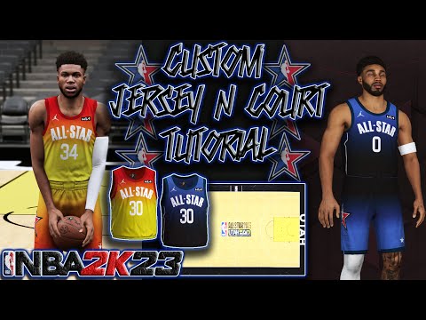 ALL STAR GAME 2021 CUSTOM JERSEY TUTORIAL! ALL STAR UNIFORM! NBA 2K21  MyTeam! CREATION! How to make! 