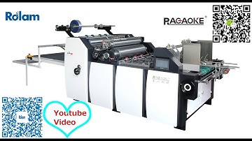 Automatic Tissue paper box window pasting machine Rolam