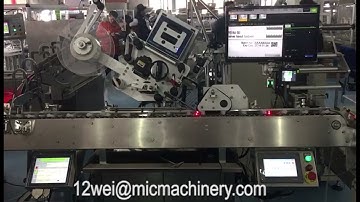 Automatic syringe Horizontal labeling machine