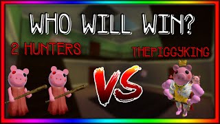 2 Hunters vs ThePiggyKing | Roblox Piggy Manhunt