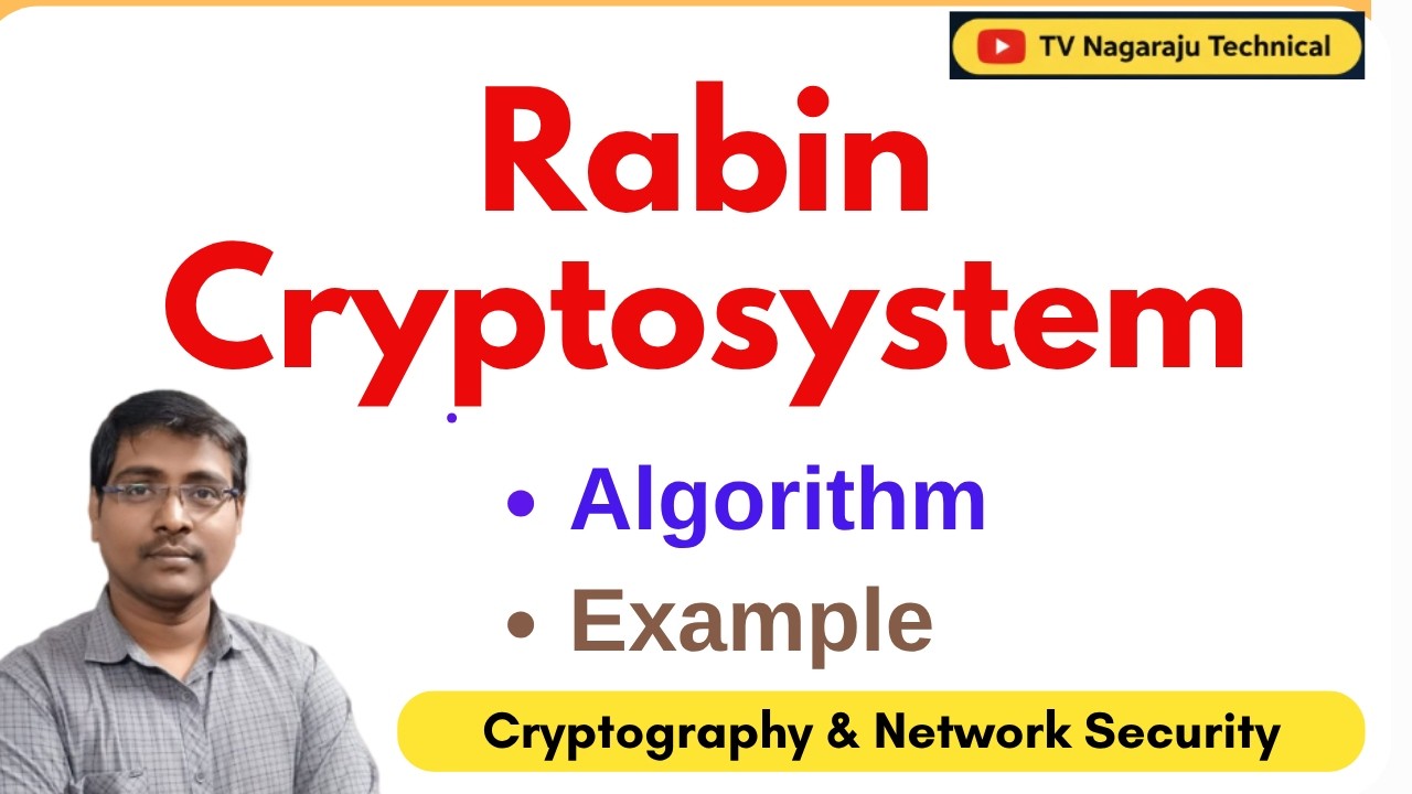 Rabin Cryptosystem Algorithm with Example | Encryption & Decryption ...
