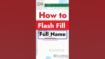 Excel Trick: Flash Fill Magic! #excel #shorts #learnexcel #youtubeshorts #exceltips #motivation