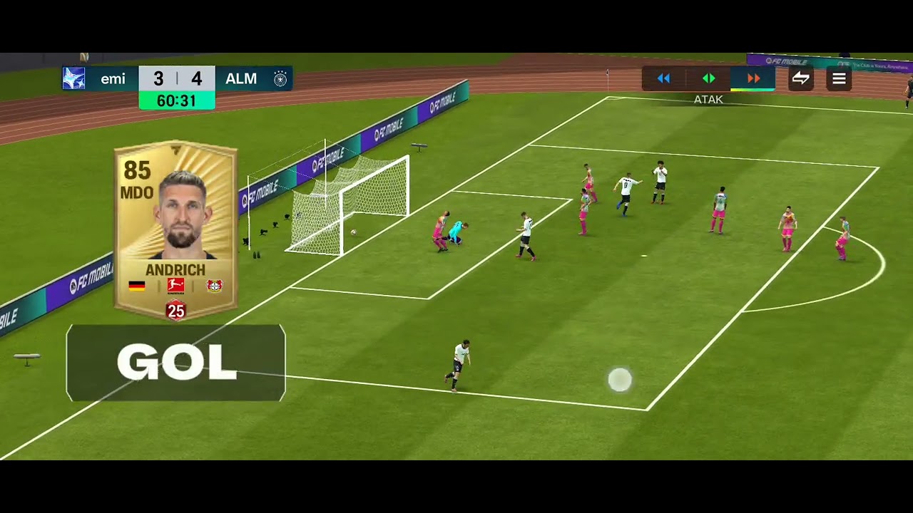 Bjk vs german 3-5 FC mobile 