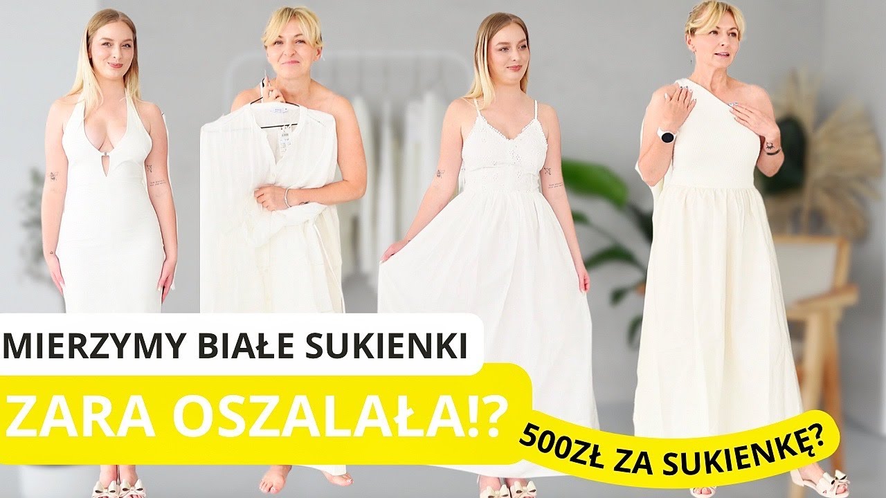 MIERZYMY BIAŁE SUKIENKI NA LATO - WYGLĄDAM JAK GRECKA BOGINI?