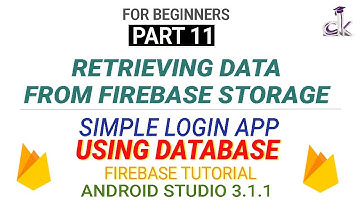 Simple Login App Using Database (PART 11) - Retrieving Data From Storage (Android Studio 3.1.1)