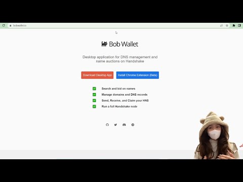 How to install and use Bob Wallet for $HNS and Handshake domains