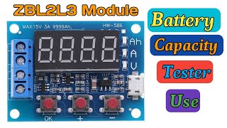 ZBL2L3 18650 Lithium ion Led -acid battery Capacity Metre  Discharge Tester Use