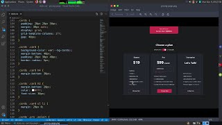 Mobile First Pricing Page using HTML and CSS Grid