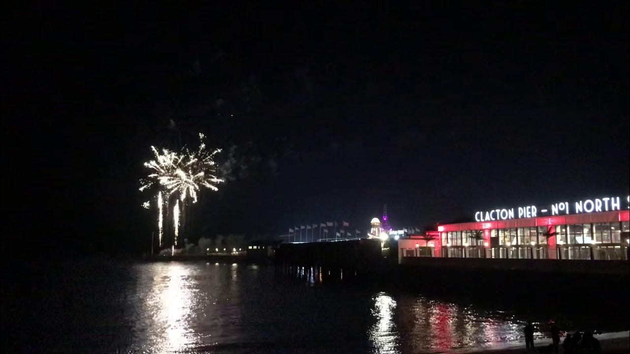 Clacton on Sea pier firework display YouTube