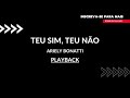 Teu Sim, Teu Não - Ariely Bonatti (Playback)