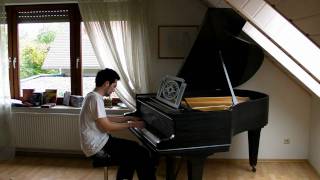 Gothic Theme Music on grand piano chords