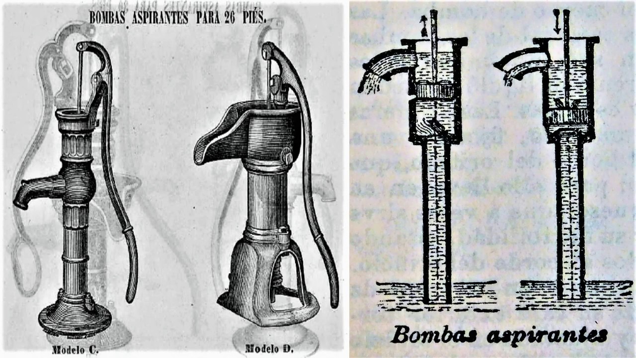 BOMBAS DE AGUA MANUALES PLANOS - YouTube
