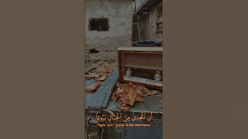 سورة النحل الاية ((68 )) بصوت عبد الباسط عبد الصمد