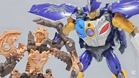 Transformers Skybite Flag Stop Motion 