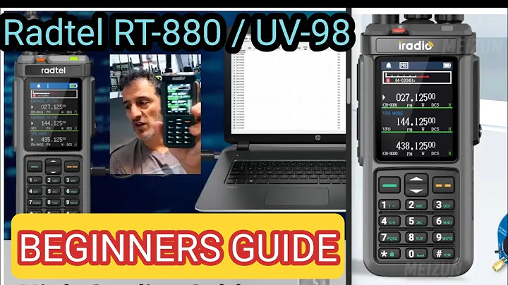 Radel RT-880g Beginners Guide (iRadio UV-98)