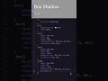 Box Shadow in css #coding #viral