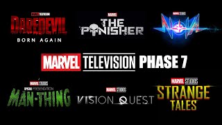 BREAKING! MARVEL TELEVISION PHASE 7 SLATE REVEALED? Full Breakdown