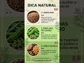 Da natureza sempre vem e tem a Resposta #saude #receitas #lentilhas #graodebico#dieta