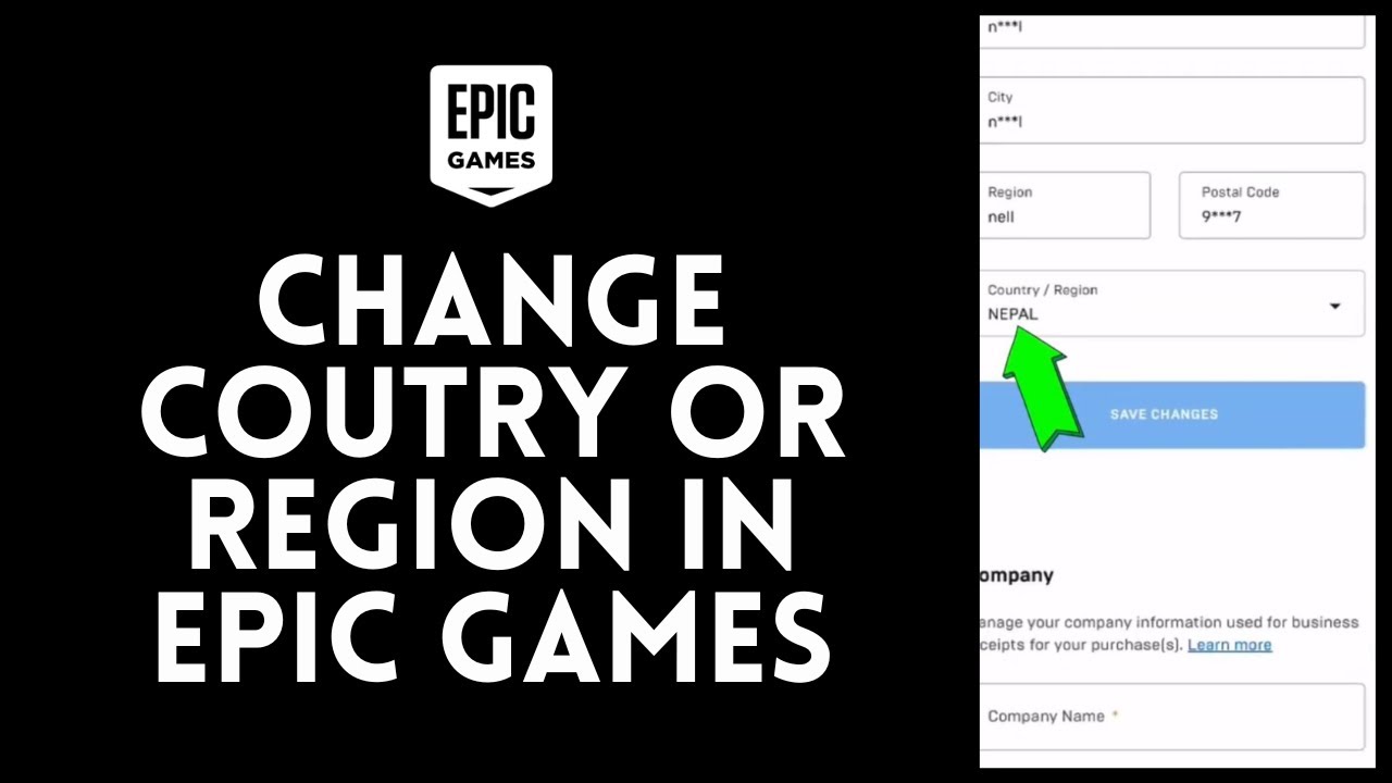 How to Change Epic Games Country / Region (2024) - YouTube