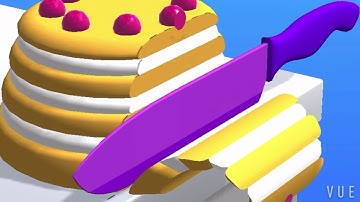 ASMR Slicing | Very Satisfying | Level 17 - 51 | asmr slice gameplay