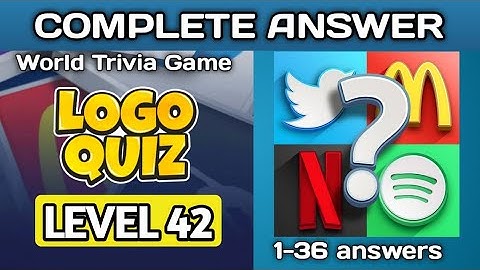 Logo Quiz: world trivia game, level 42 answer @brainitquiz #logoquiz