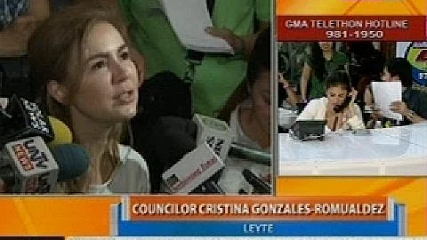 Cristina Gonzales-Romuald...  kumapit sa kisame ma...