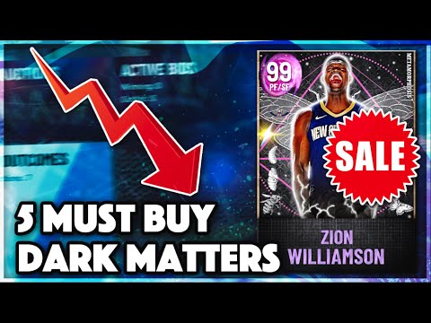 5 Cheap Dark Matters you NEED TO BUY after the Market Tanking in NBA 2k22 MyTEAM!