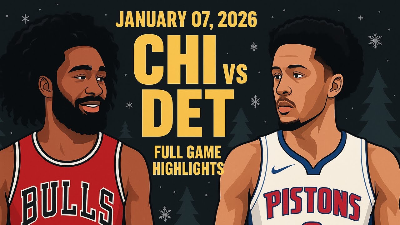 Chicago Bulls vs Detroit Pistons | Full Game Highlights | 07 January 2026