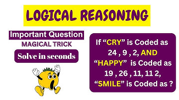 Logical Reasoning Questions | Reasoning Tricks | Maths Amazing Tricks