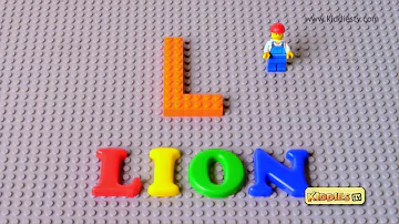 LEGO Alphabet  A to Z | stop motion | lego movie | brick builder | abc | kids | alphabet | kiddiestv