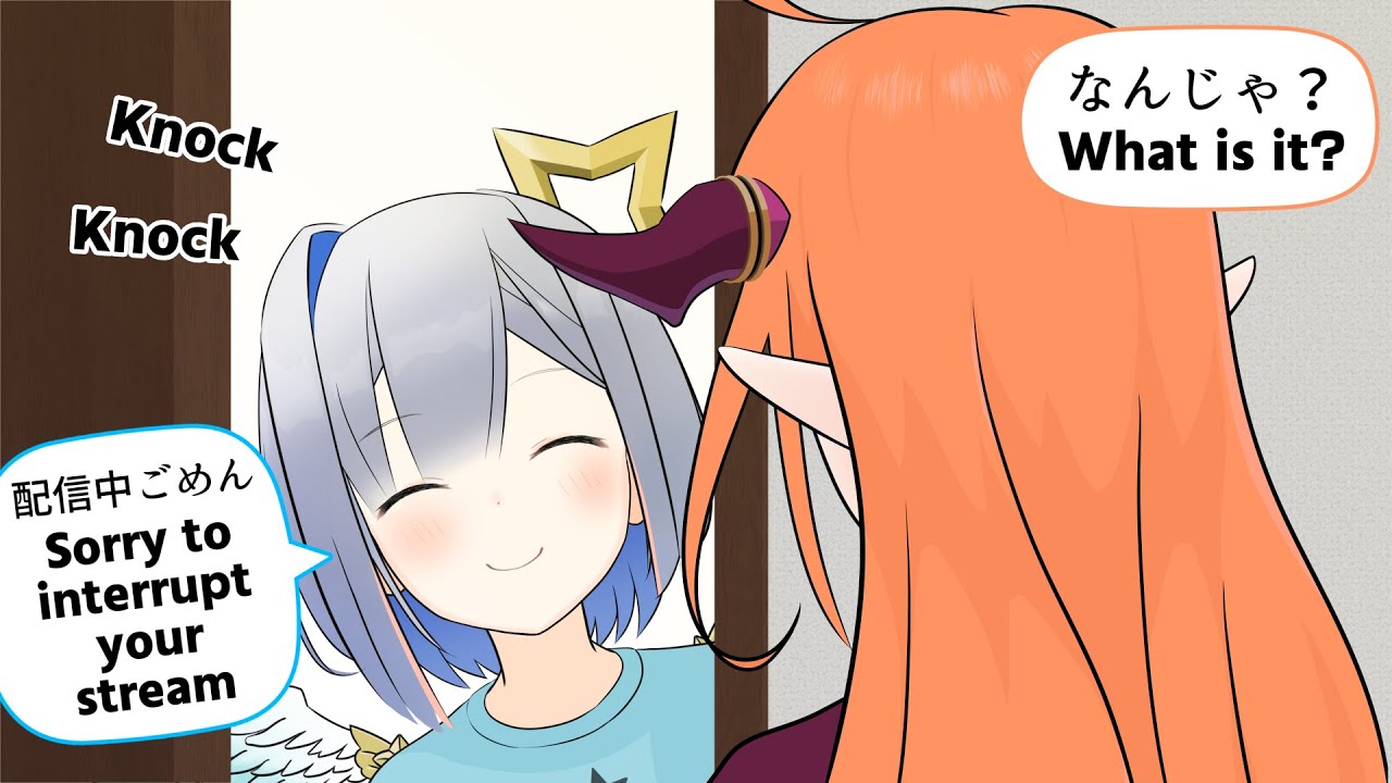 【手描き】ほっこりする、かなココの日常の1コマ【桐生ココ/天音かなた】【ホロライブ 切り抜き】