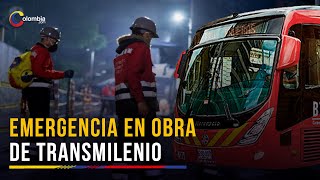 Cae estructura de puente de TransMilenio en la av. Suba, ¿qué pasó?