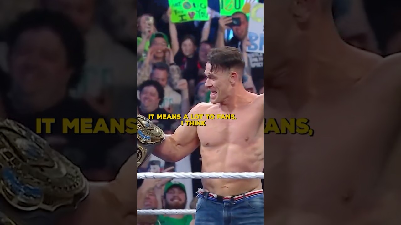 John Cena On Winning The Intercontinental Title