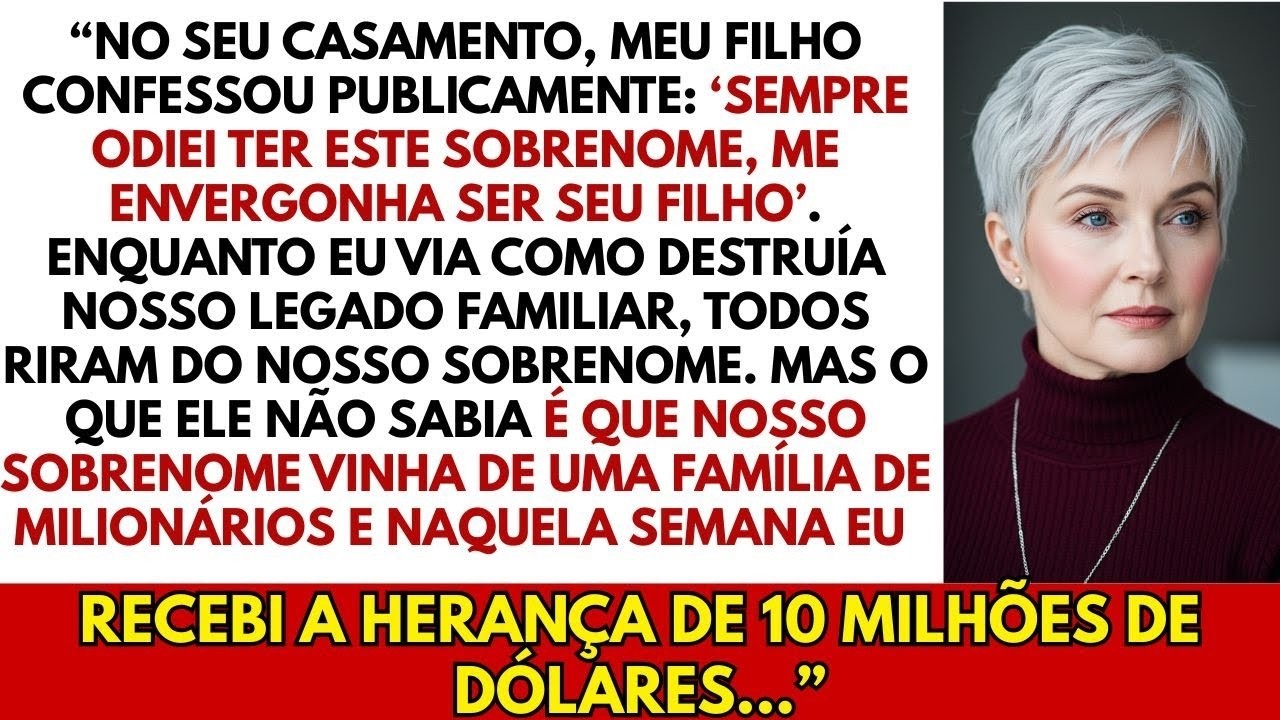 Meu filho confessou em seu casamento: 