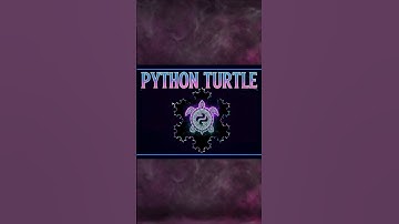 Python Turtle Koch Snowflake ❄️ | Fractal Art in 30 Seconds 🐢