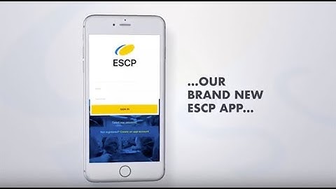 ESCP app introduction video