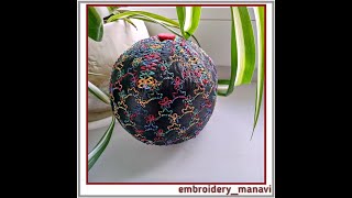 Ball Toy For Machine Embroidery