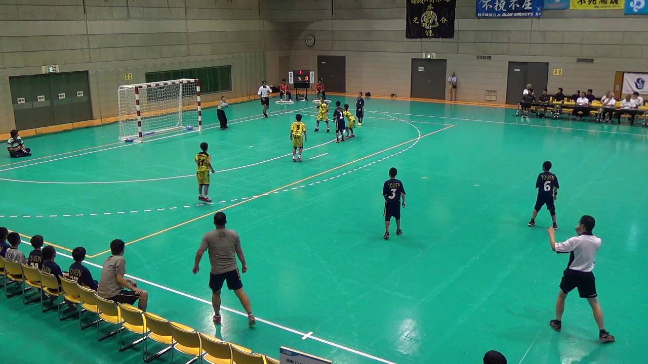 16年全国小学生ハンドボール大会 男子決勝戦 桃園hbcvs北陸電力ジュニアブルーロケッツ Youtube