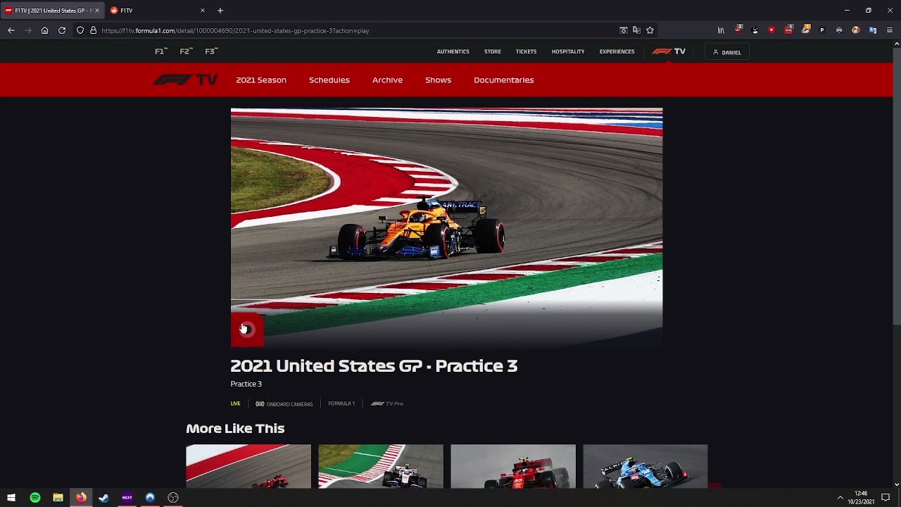 F1TV issue, wont let me watch stream r/F1TV