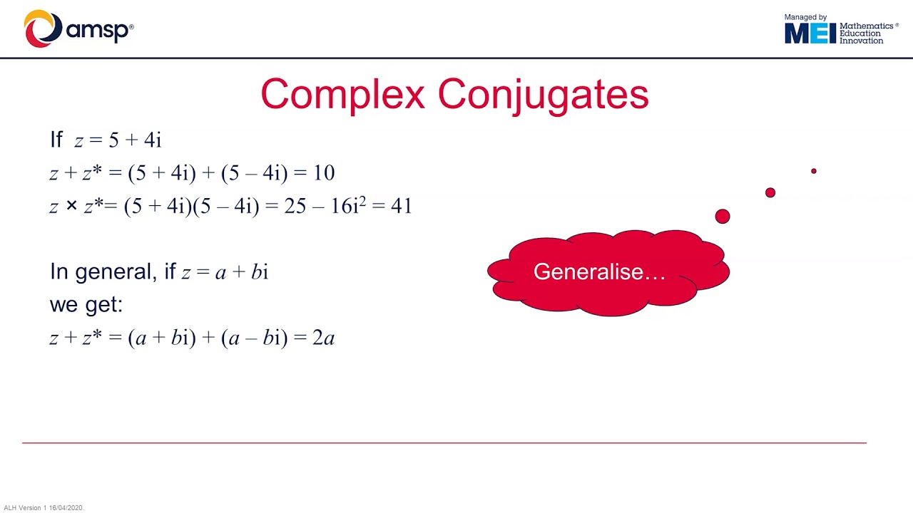 Complex numbers for beginners - Video 2: Manipulating complex numbers ...