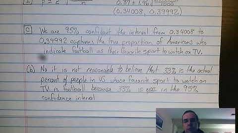 AP Statistics Unit 6 Progress Check 1(b)