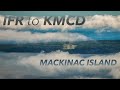 900ft Overcast ☁️ Flying to Mackinac Island - 3 Countries in 3 Weeks: PART 4